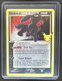 2021 Pokemon SWSH Celebrations Umbreon Classic #17/17 - Image 1