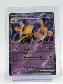 ALAKAZAM EX SVP EN #050 SCARLET & VIOLET BLACK STAR PROMO POKEMON TCG HOLO Q3110 - Image 1
