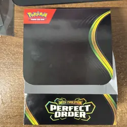Pokemon *Perfect Order Empty Booster Box - No Packs* Free Shipping - Image 1