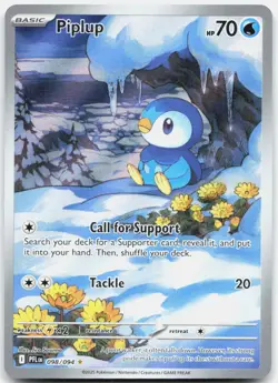 Pokemon TCG Piplup ME02: Phantasmal Flames Illustration Rare 098/094 Holo - Image 1