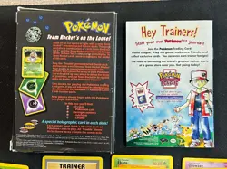 Pokemon Trouble Theme Deck WOTC Vintage Team Rocket 1999 Complete Box (B) - Image 4