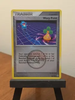 Warp Point 88/100 Pokemon League Crosshatch Holo Promo Pokemon TCG Near Mint - Image 1