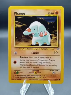 2000 Pokemon Neo Genesis Phanpy #43 Extremely LP - Image 1
