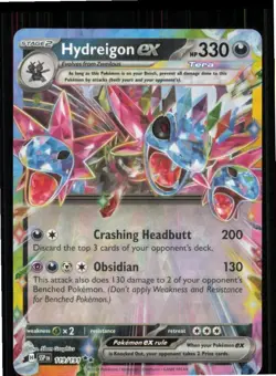 Hydreigon ex 119/191 Double Rare Surging Sparks Pokemon Near Mint - Image 1