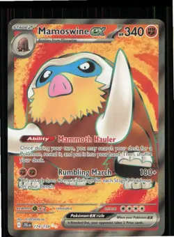 Mamoswine ex 174/159 Ultra Rare Journey Together Pokemon Near Mint - Image 1