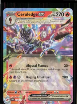 Ceruledge ex 036/191 Double Rare Surging Sparks Pokemon Near Mint - Image 1