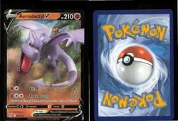 Aerodactyl V 092/196 Holo V Rare Lost Origin Pokemon Near Mint - Image 3