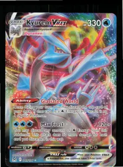 Kyurem VMAX 049/196 Holo VMAX Rare Lost Origin Pokemon Near Mint - Image 1