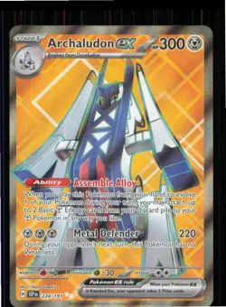 Archaludon ex 224/191 Ultra Rare Surging Sparks Pokemon Near Mint - Image 1
