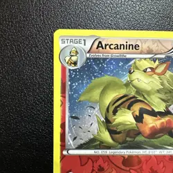 2016 Pokemon XY BREAKpoint Arcanine Reverse Holo #11/122 Near Mint - Image 2