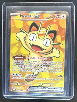 2026 Pokemon Perfect Order Meowth ex Ultra Rare #107/088 - Image 1