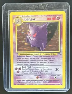 1999 Pokemon Fossil Gengar #5/62 - Image 1
