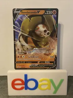 Pokemon TCG Sandaconda V Full Art 108/192 Rebel Clash - Image 1