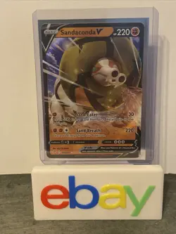 Pokemon TCG Sandaconda V Full Art 108/192 Rebel Clash - Image 5