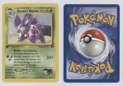 Giovanni's Nidorino 1st Ed. Pokemon Gym Challenge #45 2000 - Image 3