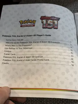 POKEMON 151 ELITE TRAINER BOX PLAYER'S GUIDE BOOk SNORLAX - Image 5