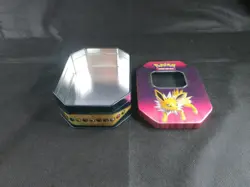 Empty Pokemon TCG Elemental Power Tin With Jolteon GX Art Work - Image 1