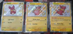 Pawmi Pawmo Pawmot Paldean Fates 142/091 143/091 144/091 Pokemon NM Shiny Baby - Image 1
