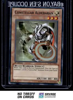 1996 YuGiOh 1st Edition Constellar Aldebaran #HA07-EN006 - Image 1