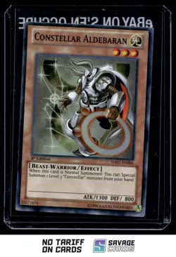 1996 YuGiOh 1st Edition Constellar Aldebaran #HA07-EN006 - Image 1