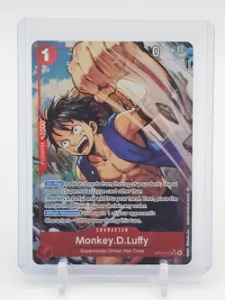 MONKEY D. LUFFY 2026 ONE PIECE AZURE SEA’S SUPER RARE ALT ART OP14-013 Q4444 - Image 1