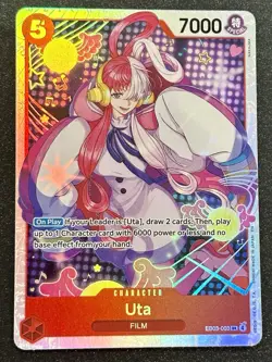 Uta SR EB03-003 Extra Booster: One Piece Heroines Edition Foil English NM - Image 2