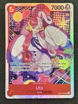 Uta SR EB03-003 Extra Booster: One Piece Heroines Edition Foil English NM - Image 3