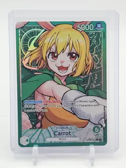 CARROT 2024 ONE PIECE TWO LEGENDS LEADER ALT ART OP08-021 Q4444 - Image 1