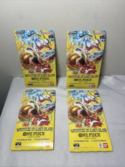 One Piece (OP15) EB04 - Adventure on Kami's Island Sleeved Booster Pack LOT OF 4 - Image 2