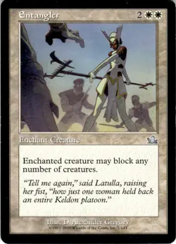 2000 Magic The Gathering Prophecy Entangler #7 Light Play - Image 1