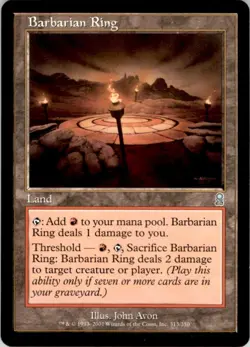 2001 MTG Odyssey Barbarian Ring #313 Light Play - Image 1
