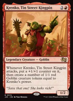 Krenko, Tin Street Kingpin- Foundations Jumpstart Regular MTG-NM - Image 1