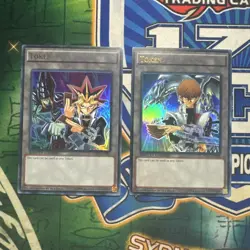 Yugioh! Yugi + Kaiba Token LDK2-ENT01-ENT02 Ultra Rare Limited Edition Set NM - Image 1