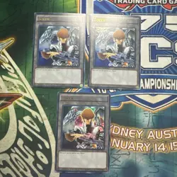 Yugioh! Kaiba Token LDK2-ENT02 x3 Playset Ultra Rare Limited Edition NM - Image 1
