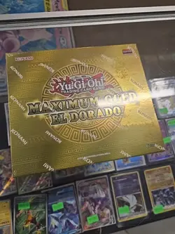 YuGiOh TCG Maximum Gold Ed Dorado 1st Edition Mini Box Sealed - Image 1