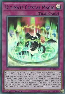 LDS1-EN117 ULTIMATE CRYSTAL MAGIC BLUE ULTRA RARE 1ST EDITION NM YuGiOh TCG - Image 1