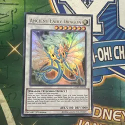 Yugioh! Ancient Fairy Dragon LC5D-EN238 Ultra Rare 1st Edition NM - Image 1