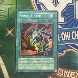 Yugioh! Union Attack LODT-EN093 Super Rare 1st Edition LP - Image 1