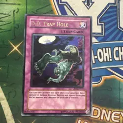 Yugioh! D.D. Trap Hole CRV-EN057 Ultimate Rare Unlimited MP - Image 1