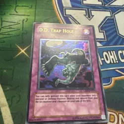 Yugioh! D.D. Trap Hole CRV-EN057 Ultimate Rare Unlimited MP - Image 2