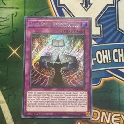 Yugioh! Dark Spell Regeneration BLAR-EN001 Secret Rare 1st Edition NM - Image 1