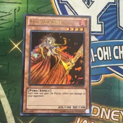 Yugioh! Fire Princess LCYW-EN161 Ultra Rare Unlimited NM - Image 1