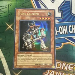 Yugioh! Bone Crusher CRMS-EN083 Ultra Rare 1st Edition VLP/NM - Image 1