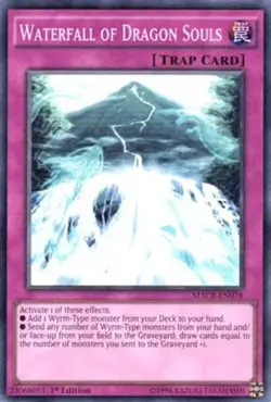 MACR-EN078 WATERFALL OF DRAGON SOULS SUPER RARE 1ST EDITION NEAR MINT YuGiOh TCG - Image 1