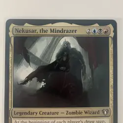NMT MTG Nekusar, the Mindrazer Commander Masters Regular Legendary Zombie Wizard - Image 2
