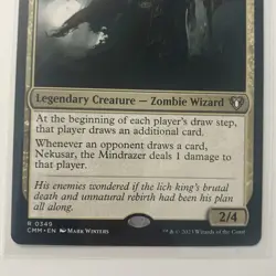NMT MTG Nekusar, the Mindrazer Commander Masters Regular Legendary Zombie Wizard - Image 3
