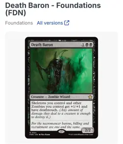 Death Baron Foundations Regular - Image 1