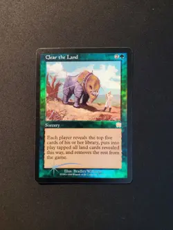 Clear the Land FOIL NM/LP [Mercadian Masques] Mtg Magic Free Tracking! - Image 1