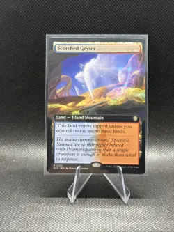 Scorched Geyser (Extended Art) Commander: Secrets of Strixhaven Regular - Image 1