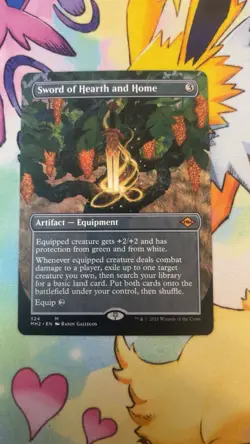 Sword Of Hearth And Home [Borderless] #324 Magic Modern Horizons 2 - Image 1